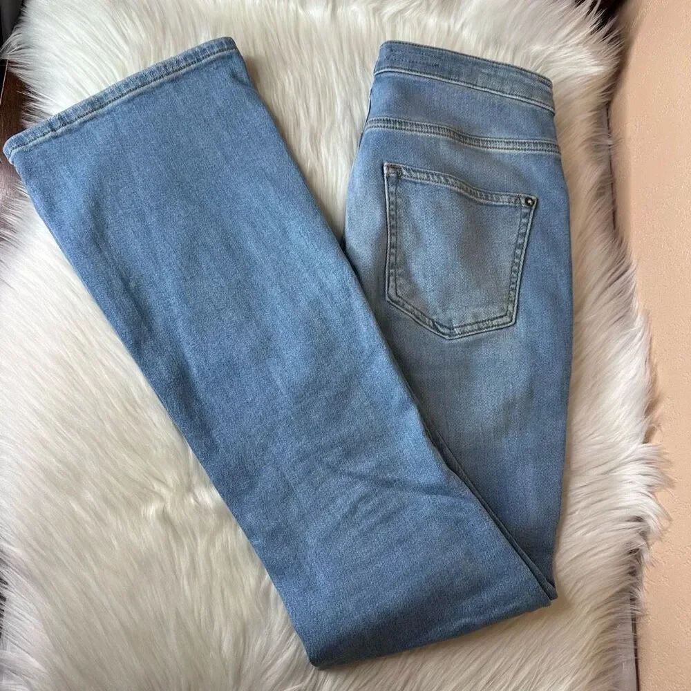 Anthropologie Pilcro Button-Fly High-Rise Bootcut Flare Jeans Size 29
